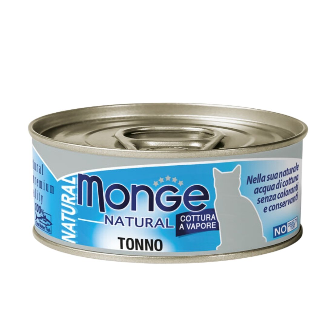 Monge Cat Natural 80g Adult Tuna Flakes Wet Cat Food