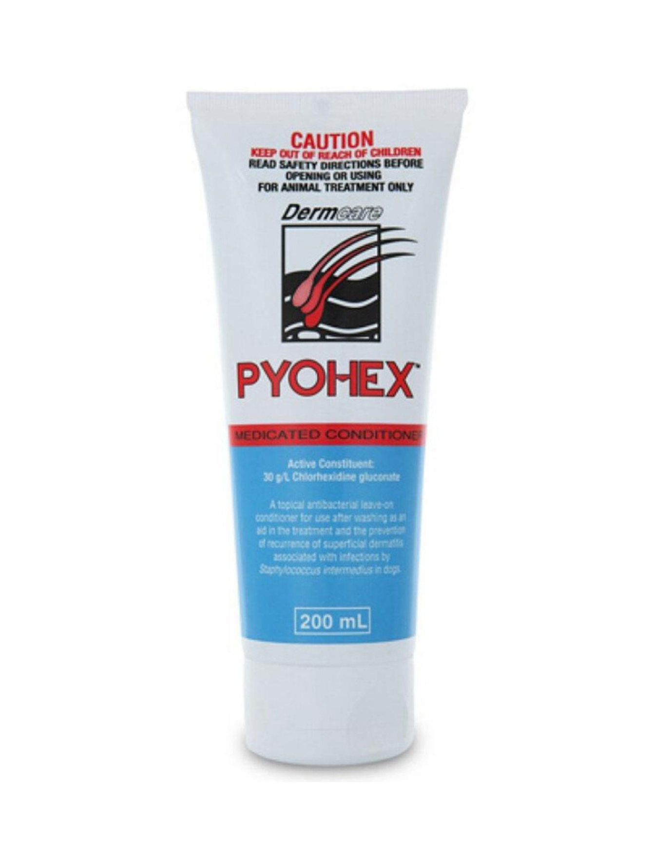 Dermcare 200g Pyohex Medicated Dog Conditioner