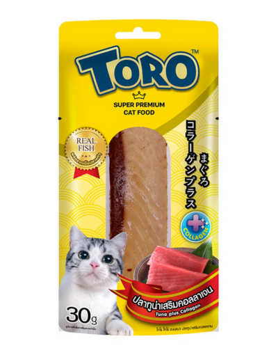 Toro Tuna Fillet + Collagen Cat Treats 30g