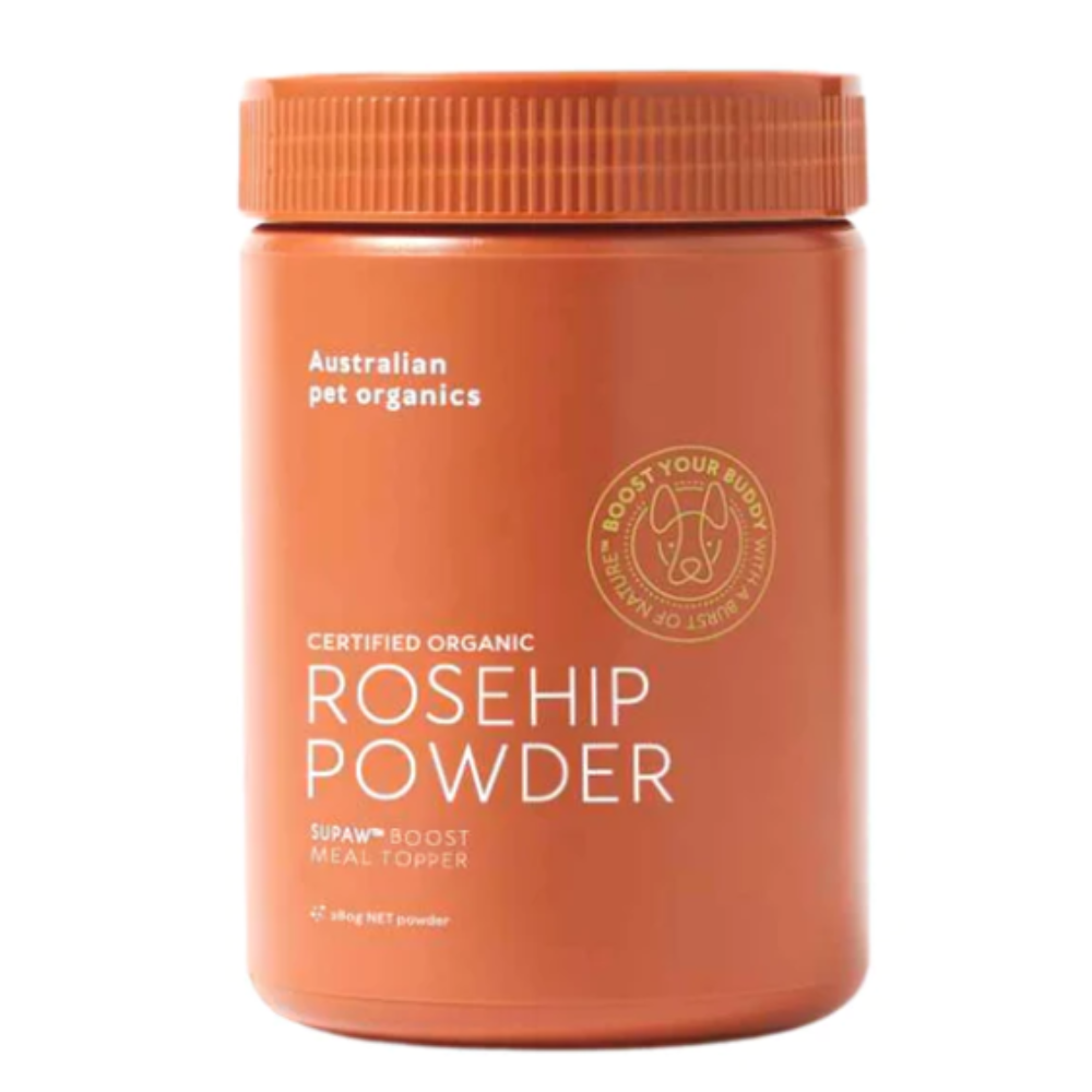 Australian Pet Organics Dog 280g Certified Organic Rosehip Powder For Dogs