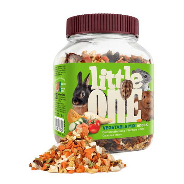 Little One Vegetable Mix Snack For Small Mammals, 150 G