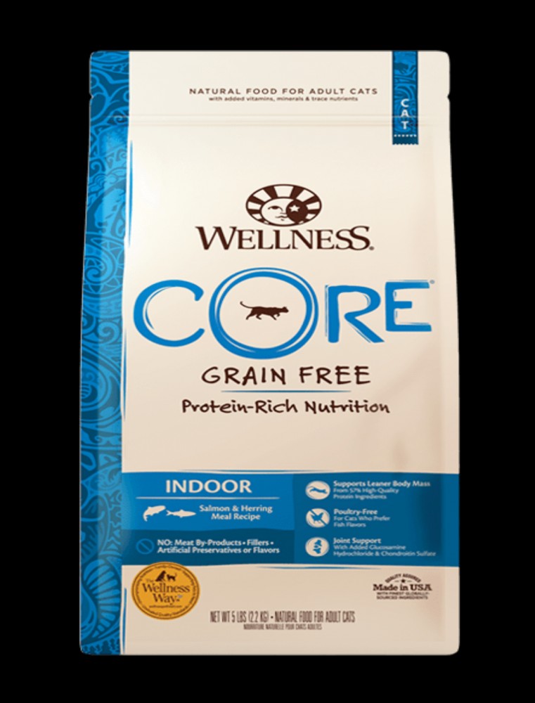 Wellness Core Cat 900g (2lb) Indoor Salmon & Herring Grain Free Dry Cat Food