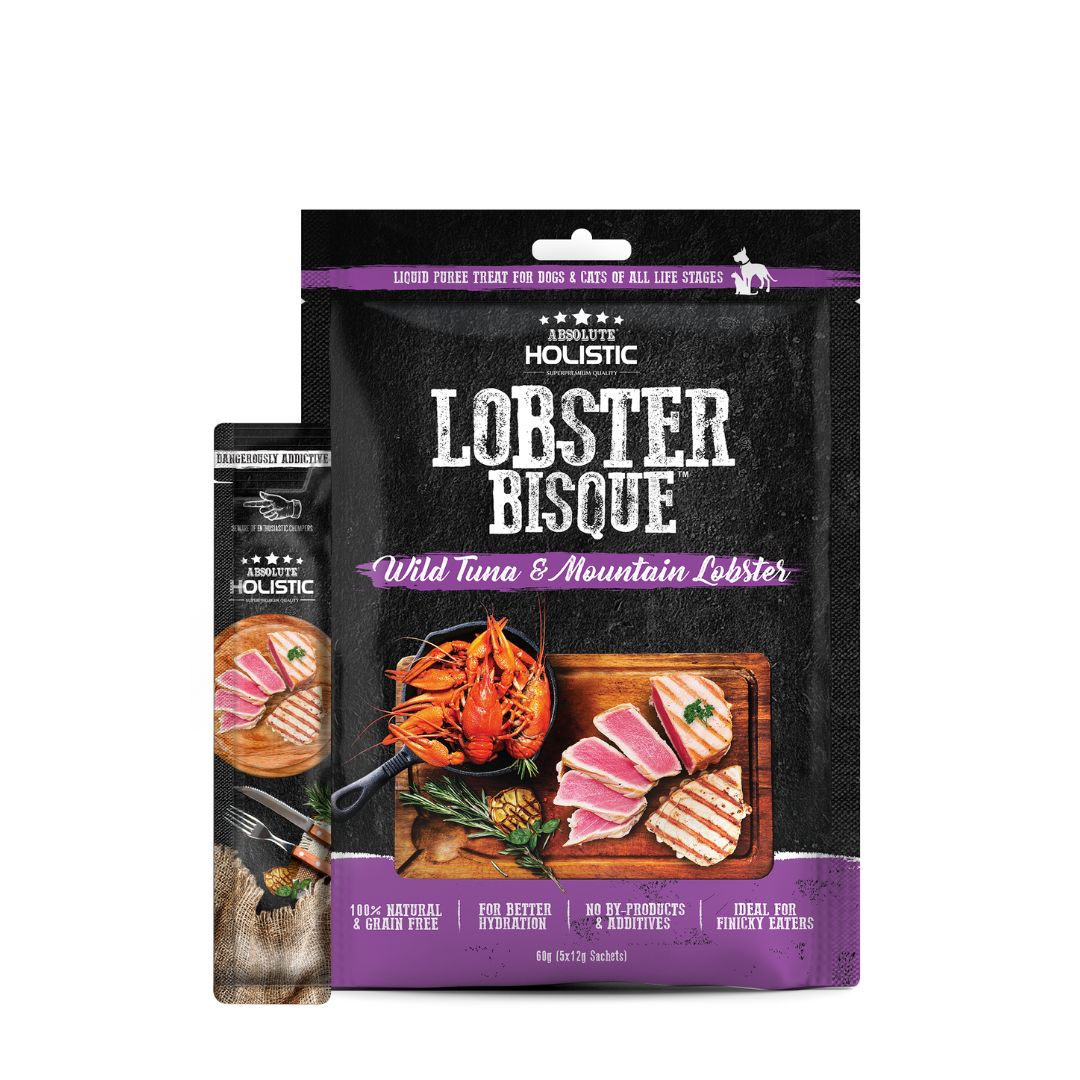 Absolute Holistic 60g Lobster Bisque Tuna & Mountain Lobster Dog & Cat Treat