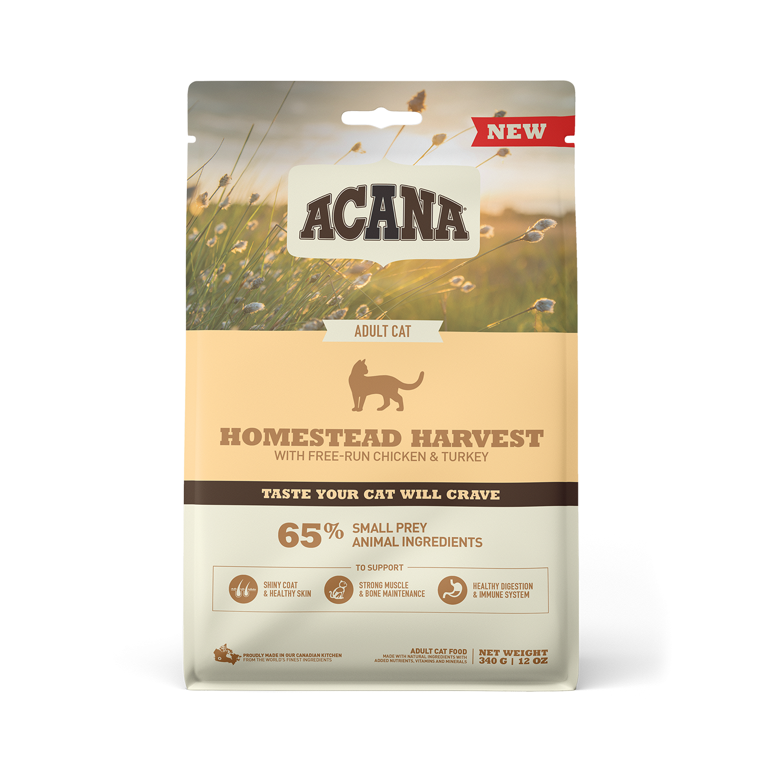 (exp: 05 Sep 2025) Acana Cat Classic 340g Homestead Harvest Dry Cat Food
