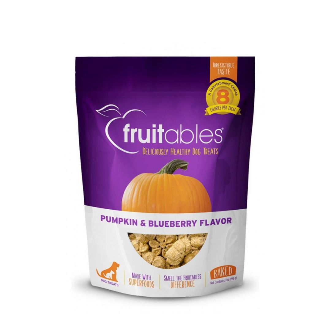 Fruitables Dog 7oz Pumpkin & Blueberry Dog Treats