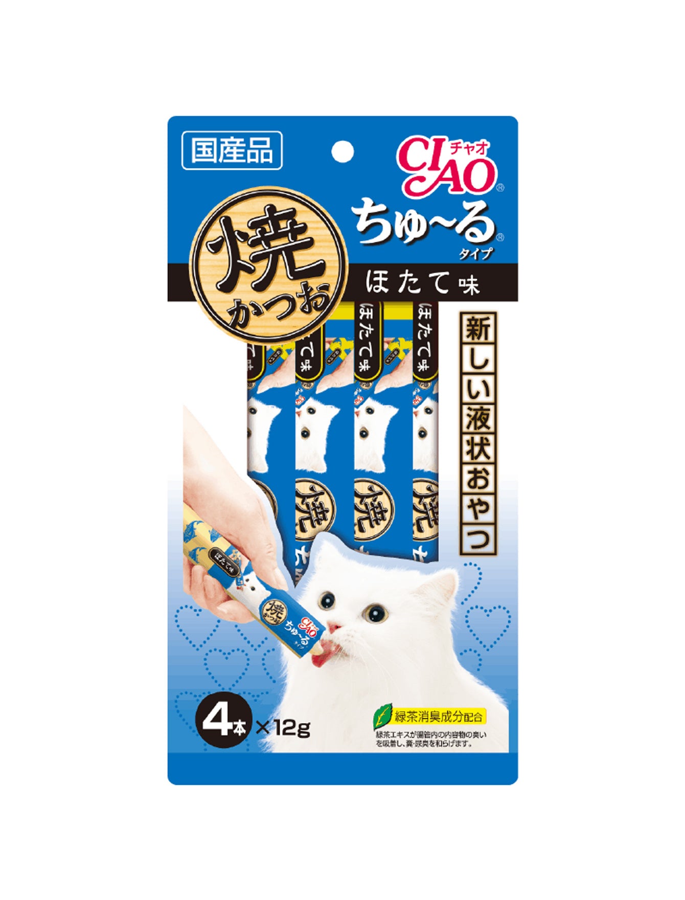 Ciao Churu 12gx4 Grilled Tuna Scallop Flavor Cat Treat