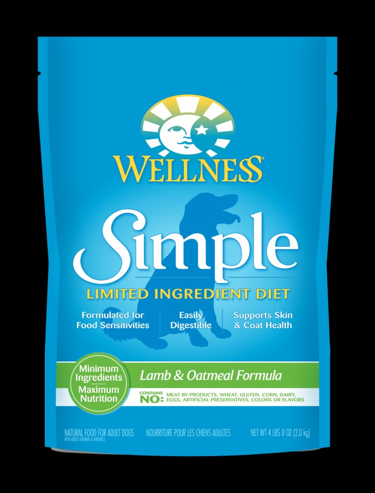 Wellness Dog 2.2kg (4lb) Simple Lamb & Oatmeal Formula Dry Dog Food