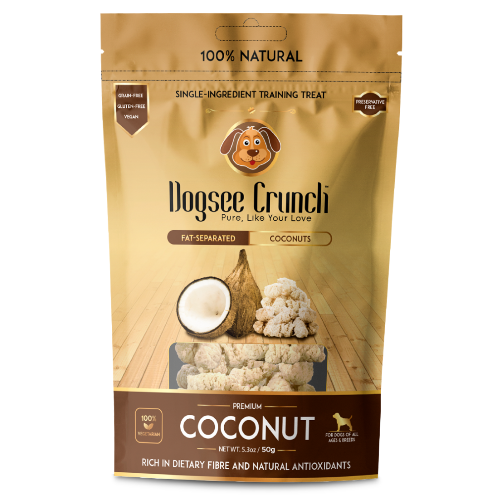 Dogsee Crunch Freeze Dried Coconut 50g Dog Treats