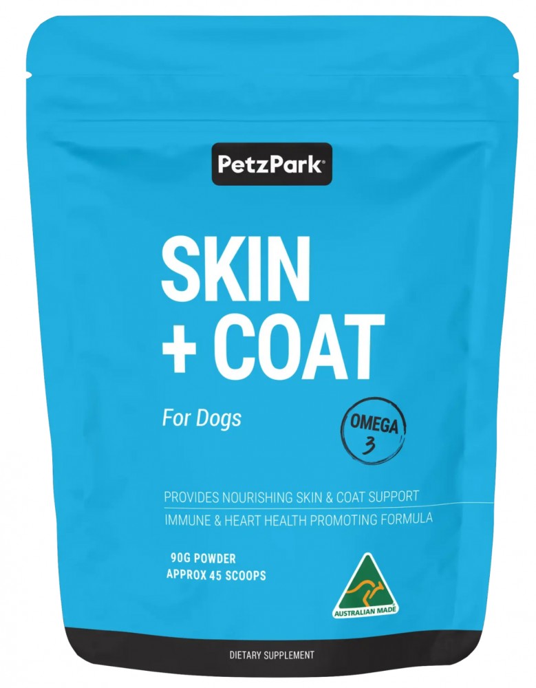 Petz Park Skin & Coat Supplement For Dogs 45 Scoops