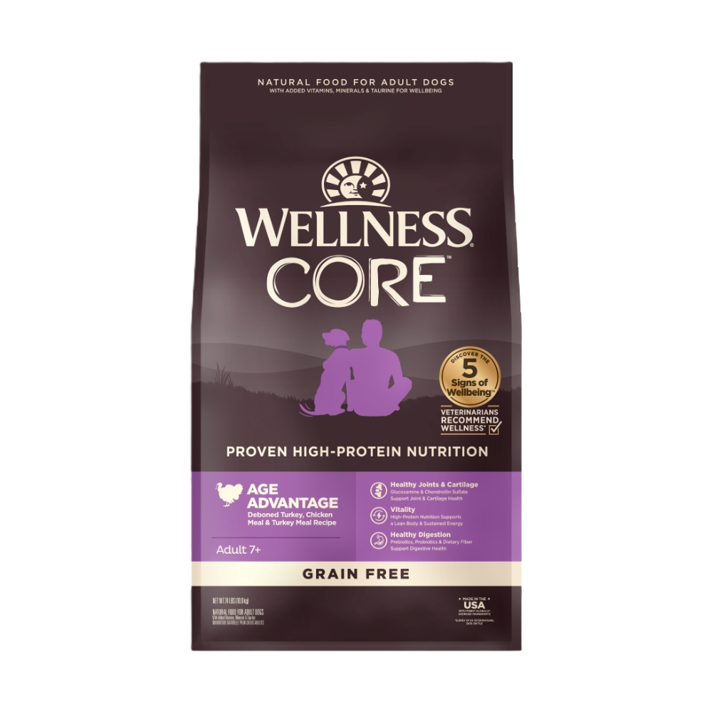 Wellness Core Dog 10.9kg (24lb) Senior Grain Free Dry Dog Food