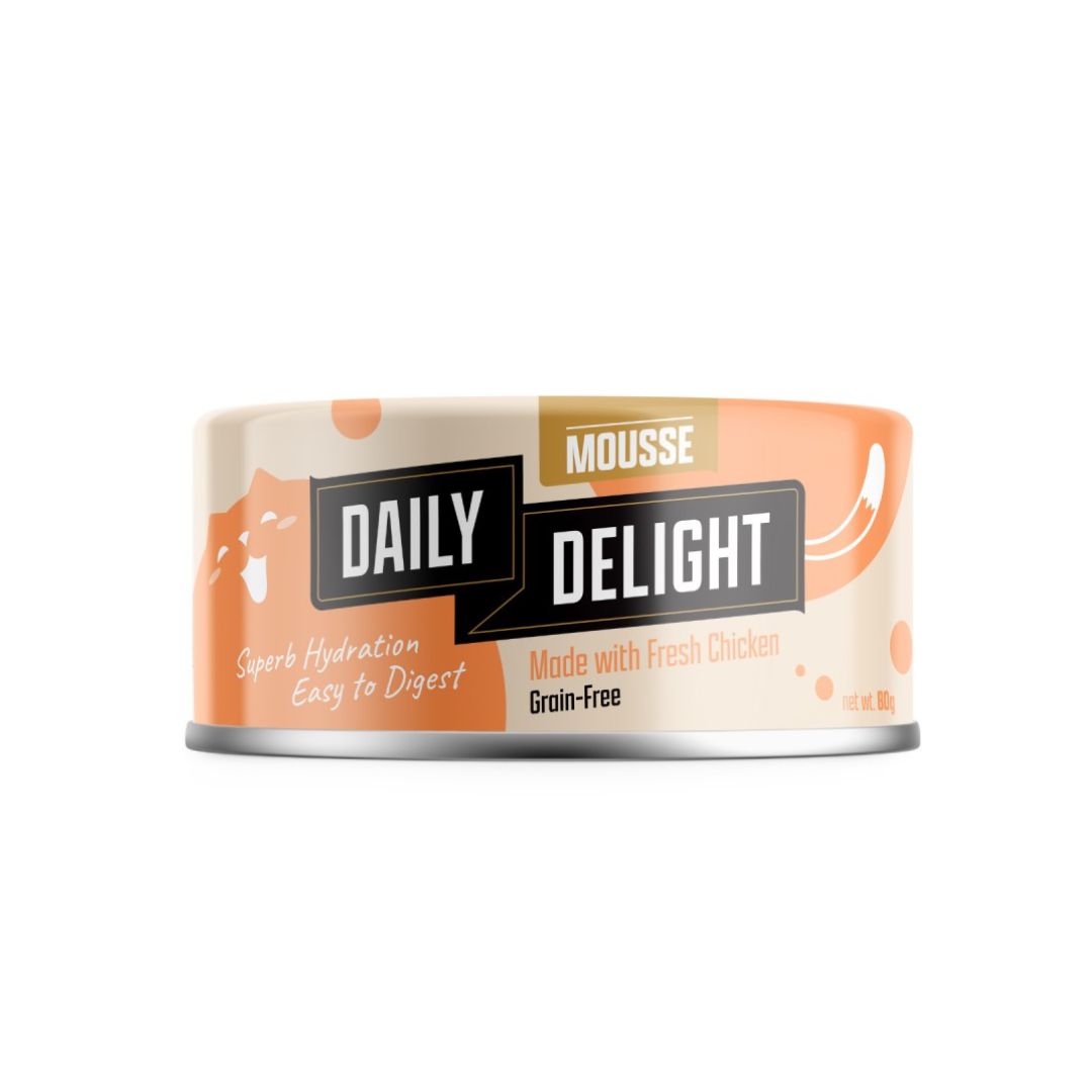 Daily Delight Cat Mousse 80g Fresh Chicken Wet Cat Food