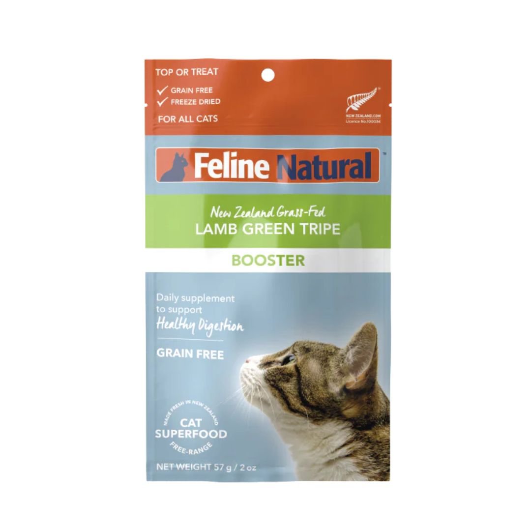 Feline Natural Freeze Dried Booster 57g Lamb Green Tripe Dry Cat Food