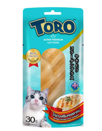 Toro Grilled Chicken Fillet + Collagen Cat Treats 30g