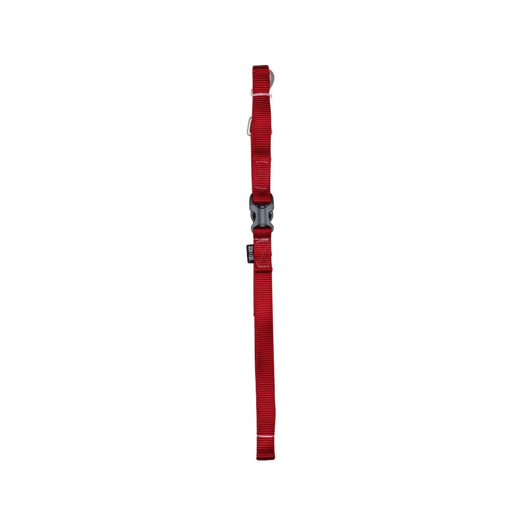 Zeus Dog Nylon Leash Large Deep Red 2cmx1.2m