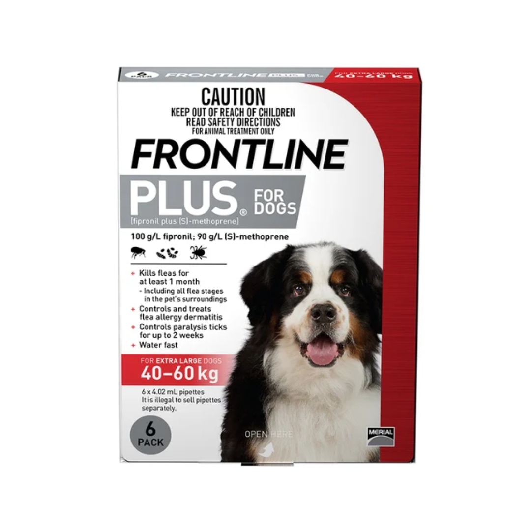 Frontline Plus Dog Spot On Extra Large 4.02mlx6 Pipette