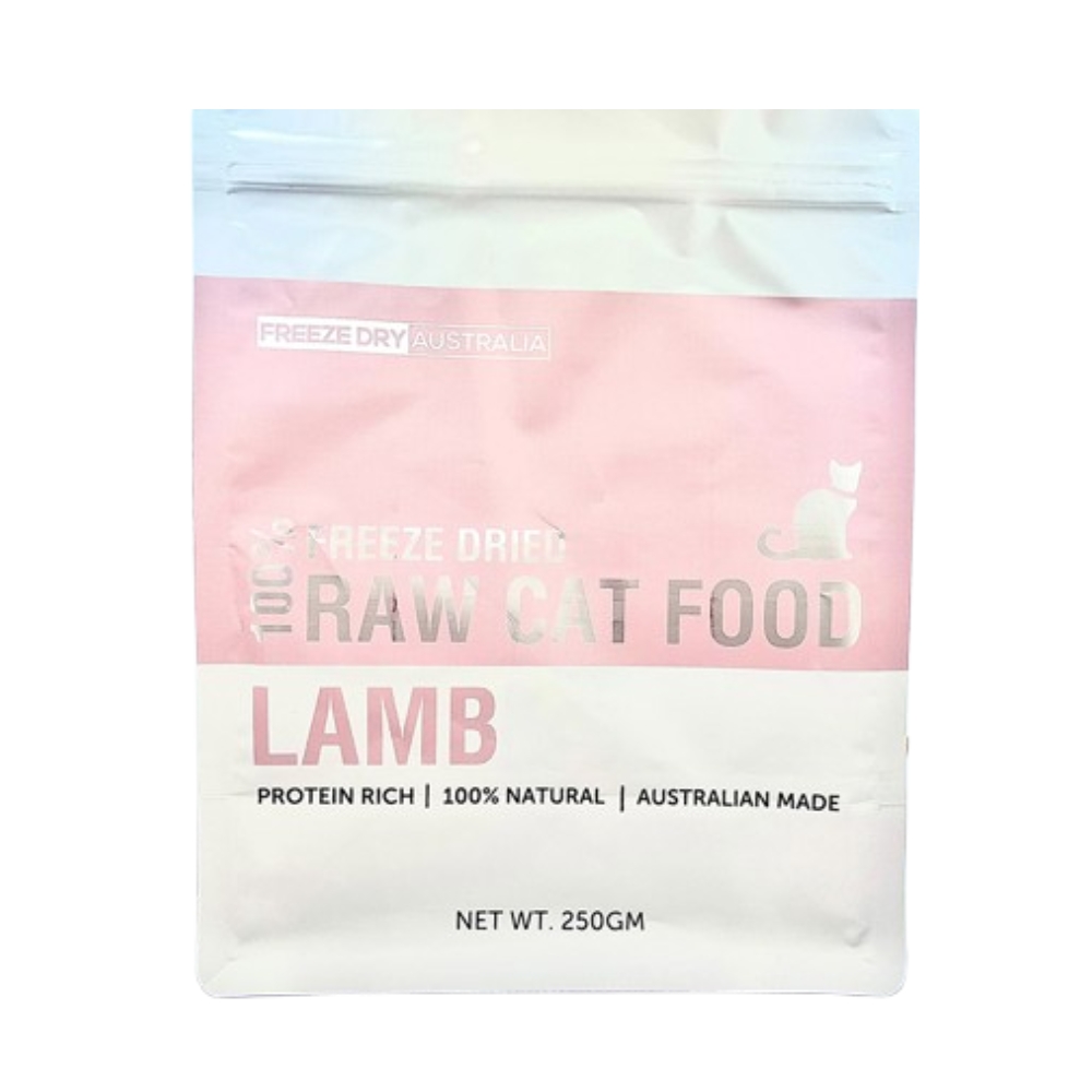 Freeze Dry Australia Cat 250g Freeze Dried 100% Lamb Raw Cat Food Dry Cat Food