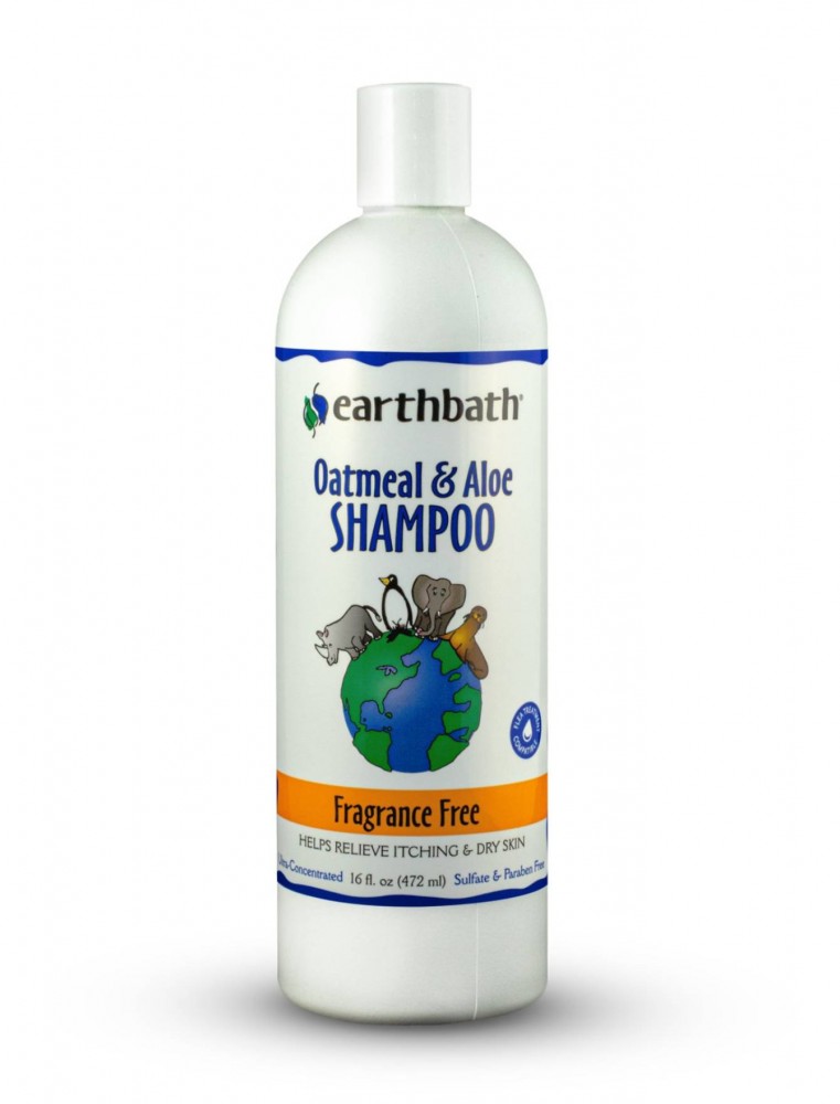 Earthbath Oatmeal & Aloe Fragrance Free Shampoo For Pets 3.8 Ltr