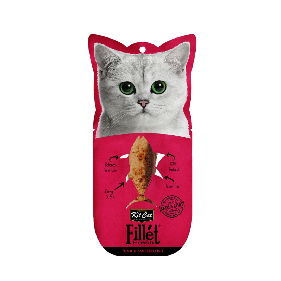 Kit Cat 30g Fillet Fresh Tuna & Smoked Fish Cat Treat