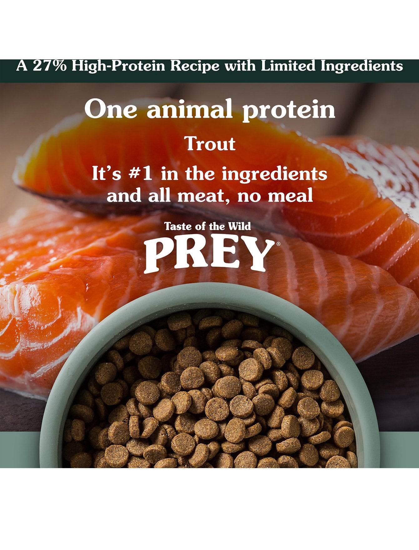 Prey trout dog food discount