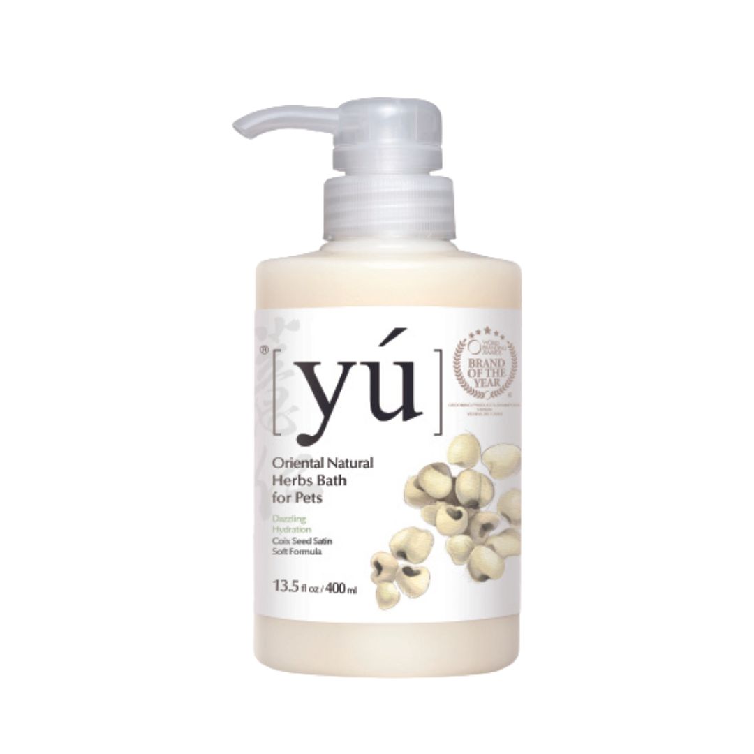 Yu 400ml Coix Seed Satin Soft Formula Pet Shampoo