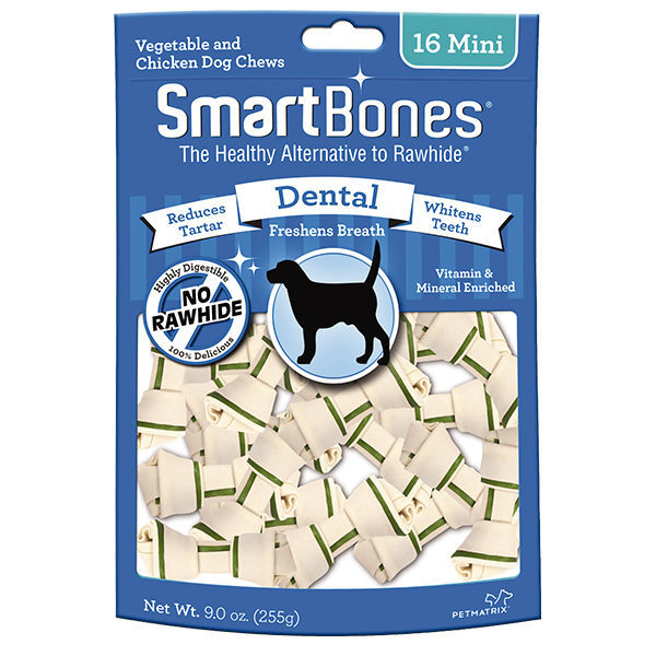 Smartbones Dog 16pcs Dental Bone Mini Chews Dog Treat