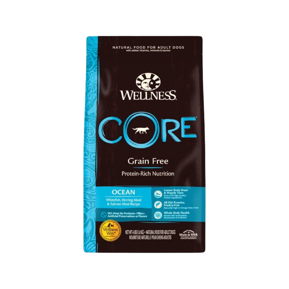 (exp: 18 Sep 2025) Wellness Core Dog 1.8kg (4lb) Ocean Fish Grain Free Dry Dog Food