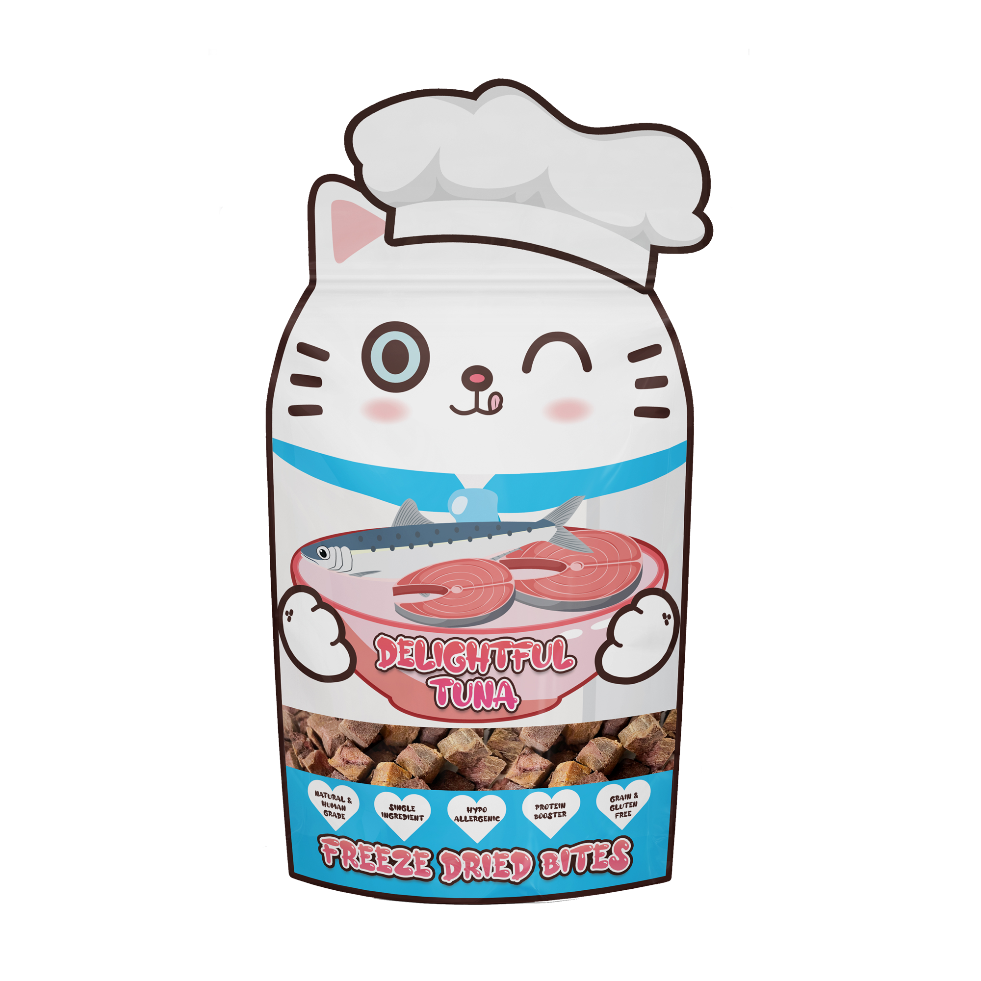 Jollycat Cat 30g Delightful Tuna Freeze Dried Bites Cat Treat