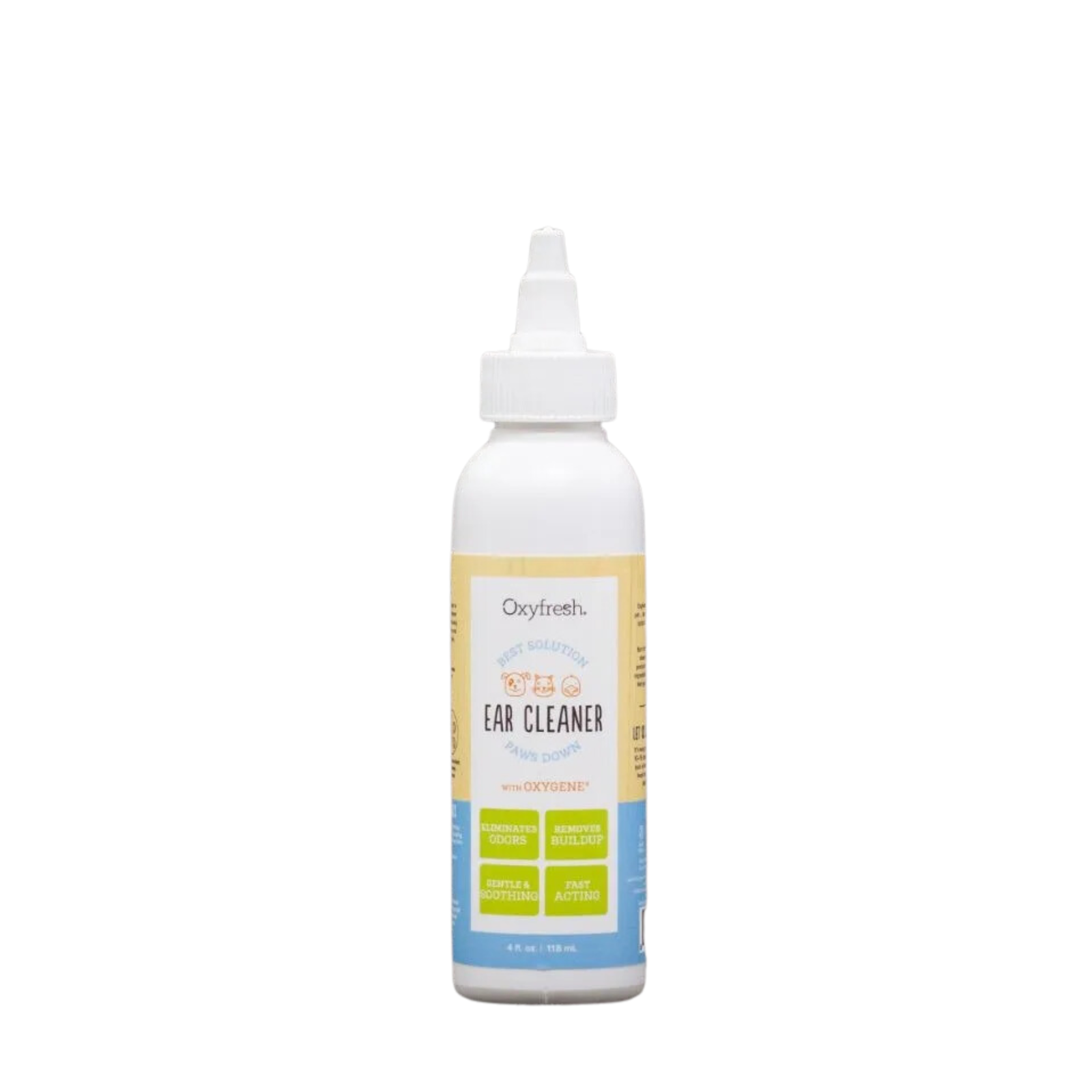 Oxyfresh 118ml (4oz) Advanced Ear Cleaner For Dogs & Cats