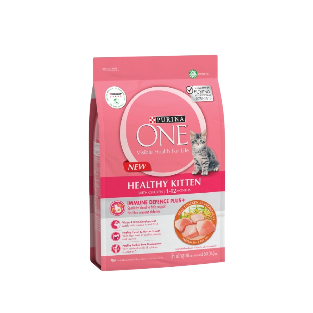 Purina One Cat 380g Healthy Kitten With Chicken Dry Cat Food
