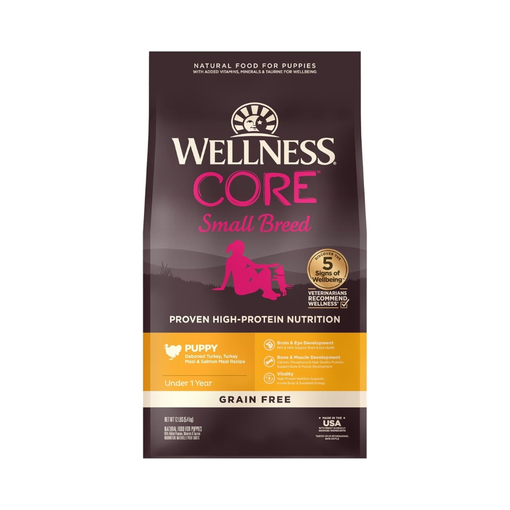 Wellness Core Dog 5.4kg (12lb) Small Breed Puppy Grain Free Dry Dog Food