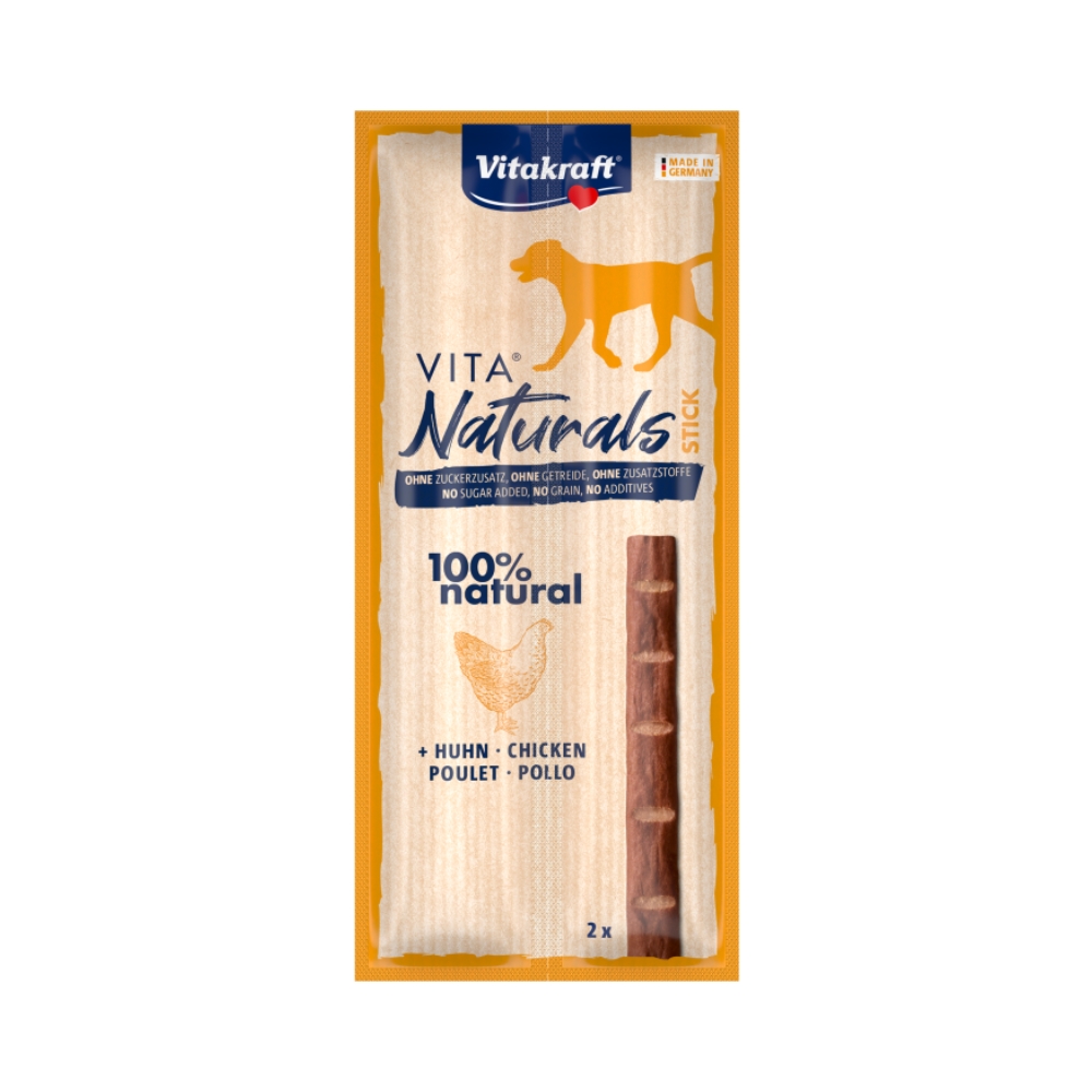 Vitakraft Dog 2pcs Vita Naturals Dog Sticks Chicken Dog Treats