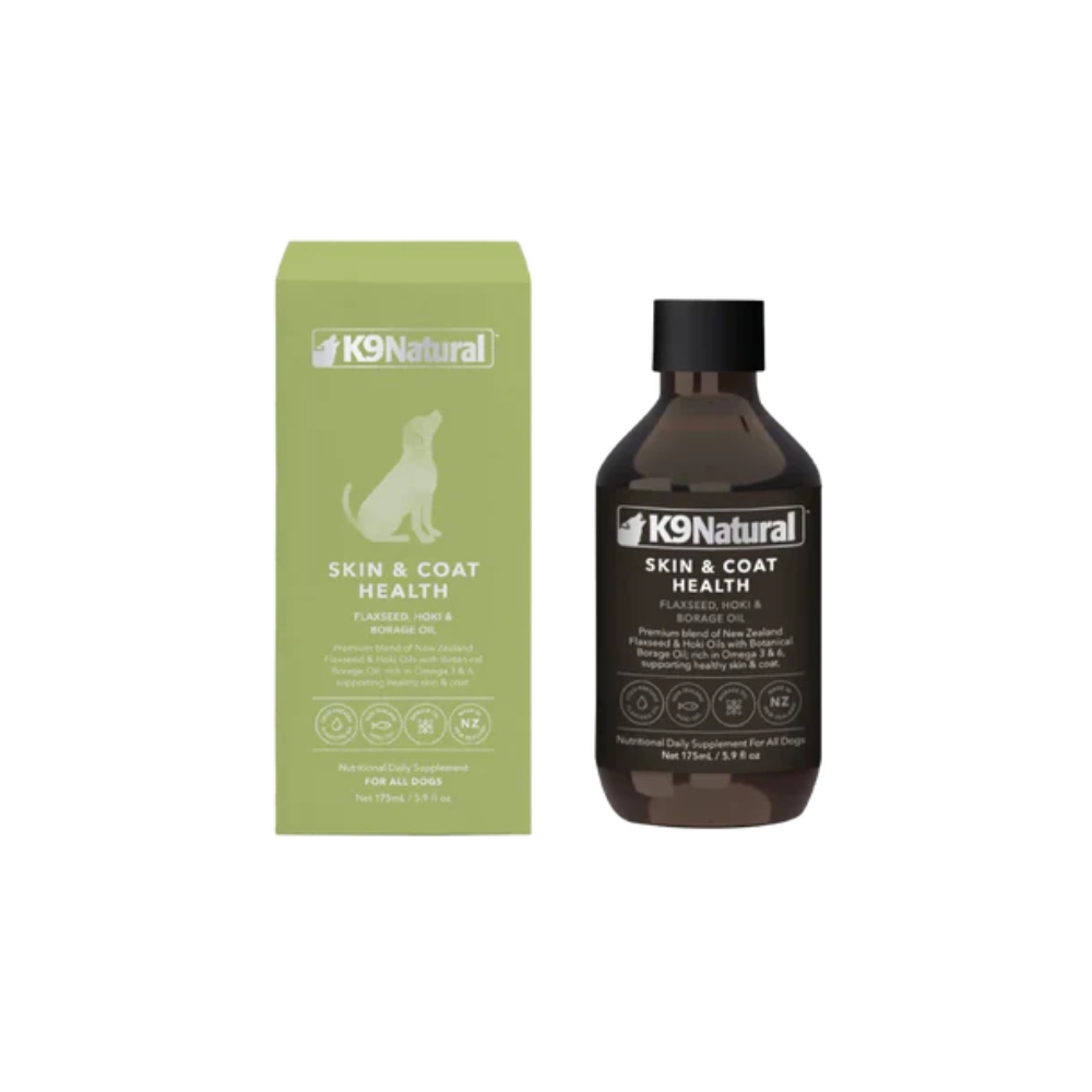 K9 Natural Dog 175ml Skin & Coat Health Oil