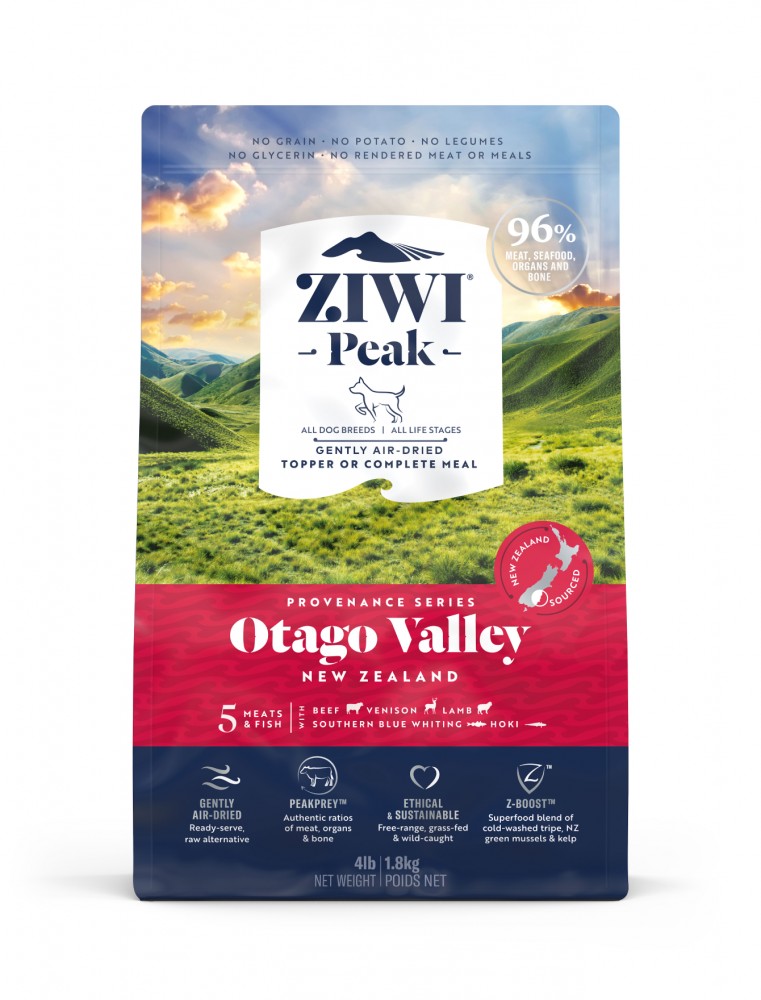Ziwipeak Dog Provenance Series 1.8kg Otago Valley Air Dried Dry Dog Food