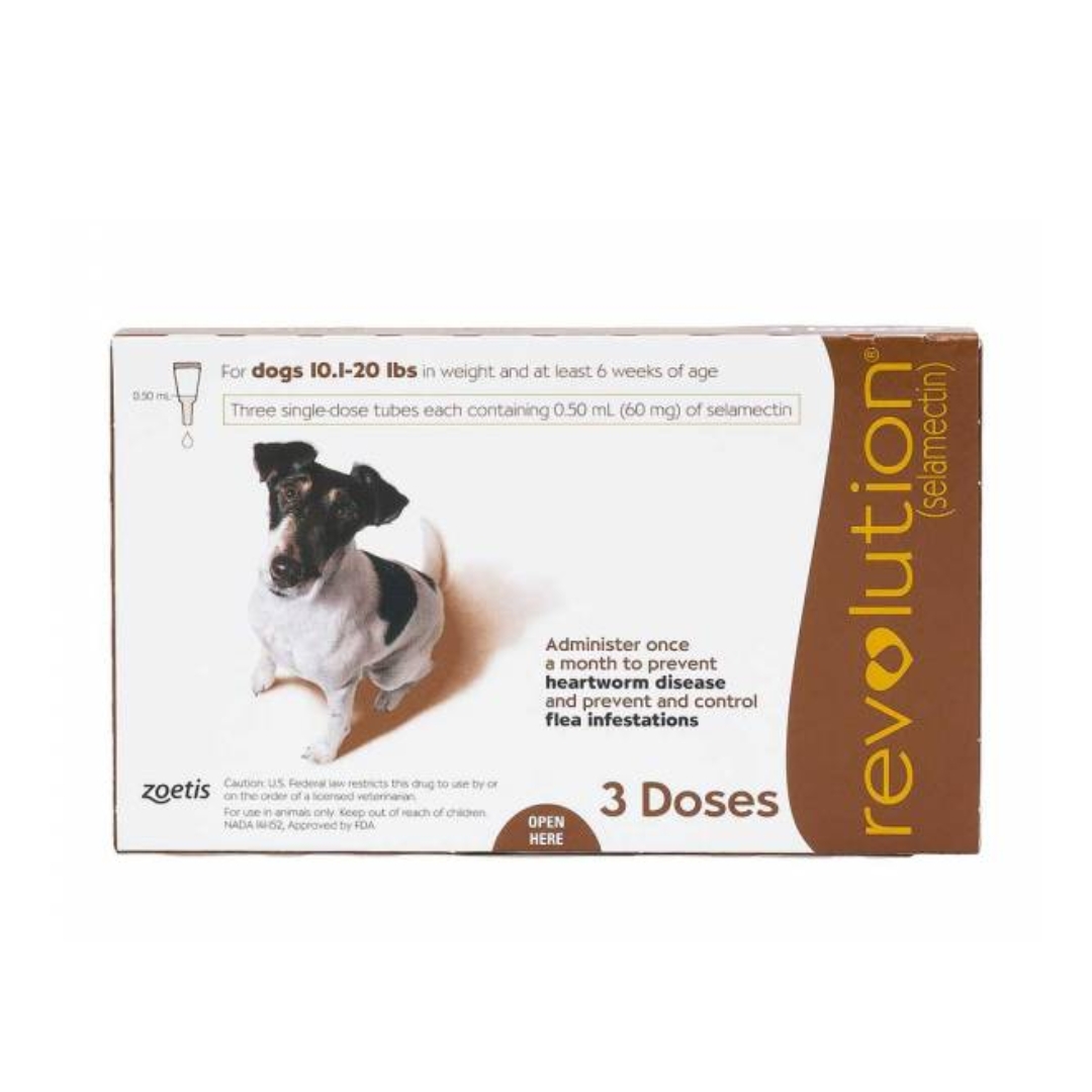 Revolution Selamactic Topical Solution For 5-10kg Dog 3 Single Dose Tubes