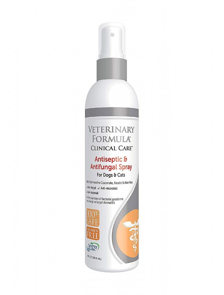 Veterinary Formula Clinical Care Antiseptic & Antifungal Medicated Spray 8oz 