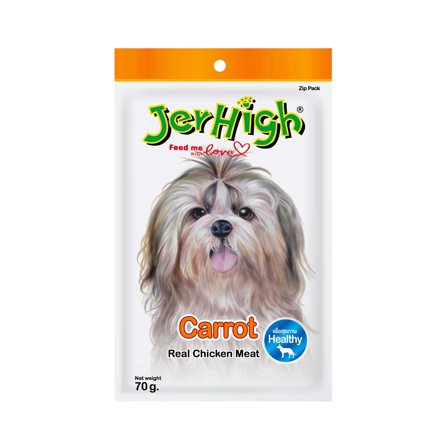 Jerhigh Dog 70g Carrot Stick Dog Treat