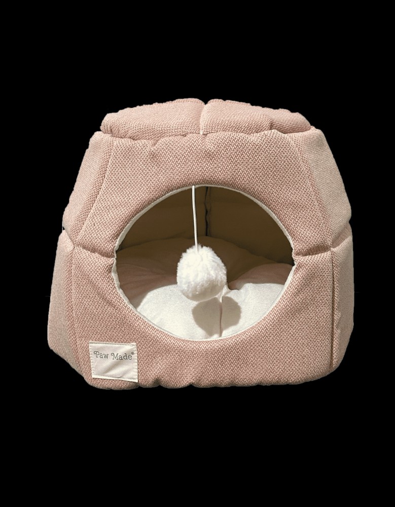 Paw Made Orthopedic Tent Igloo Bed - Pink