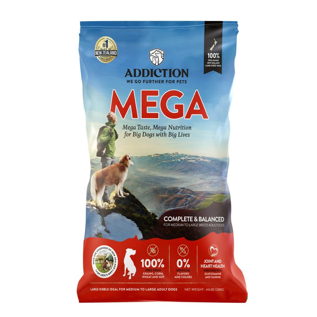 Addiction Dog 20kg Mega Adult Large Breed Dry Dog Food