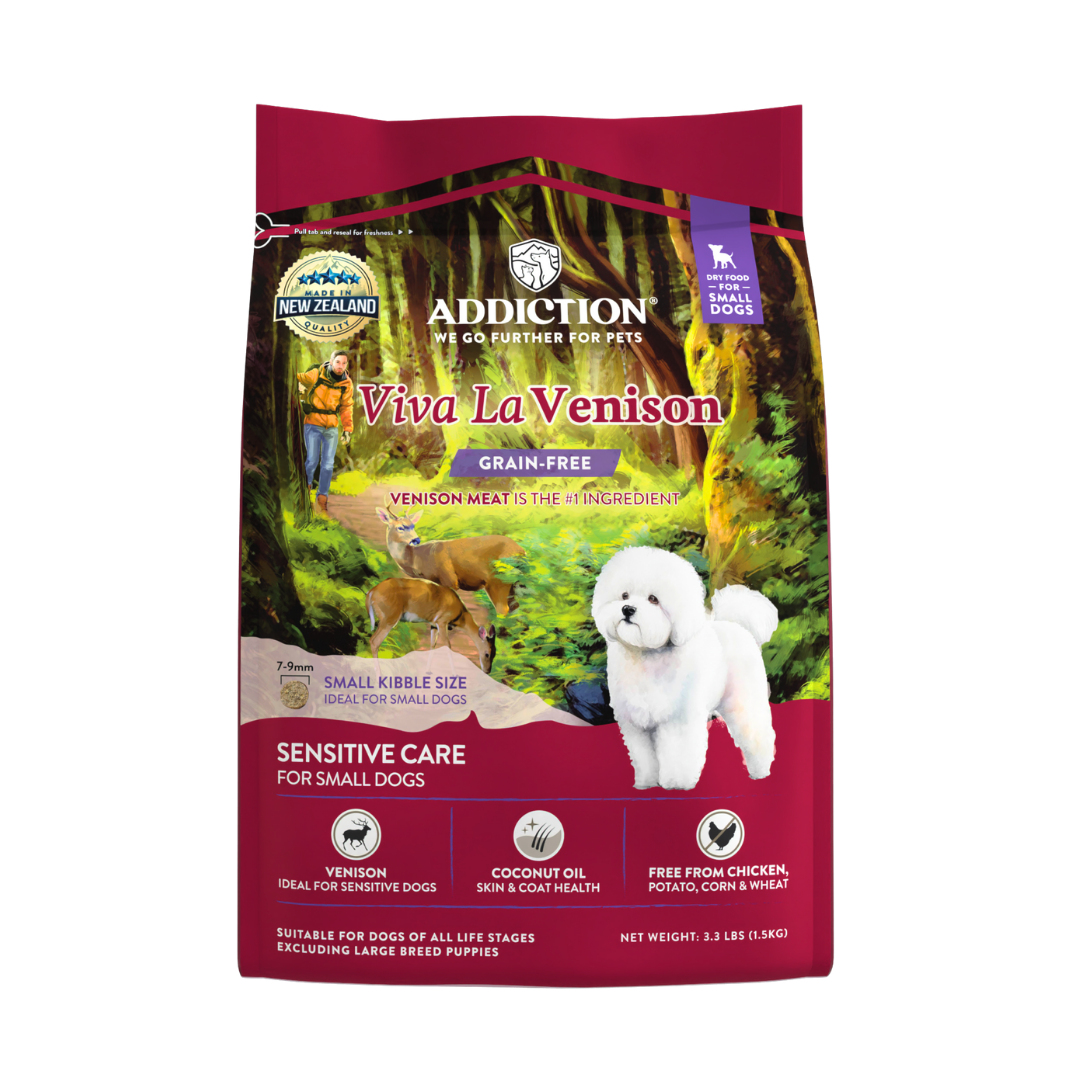 Addiction Dog 1.5kg Small Breed Viva La Venison Dry Dog Food