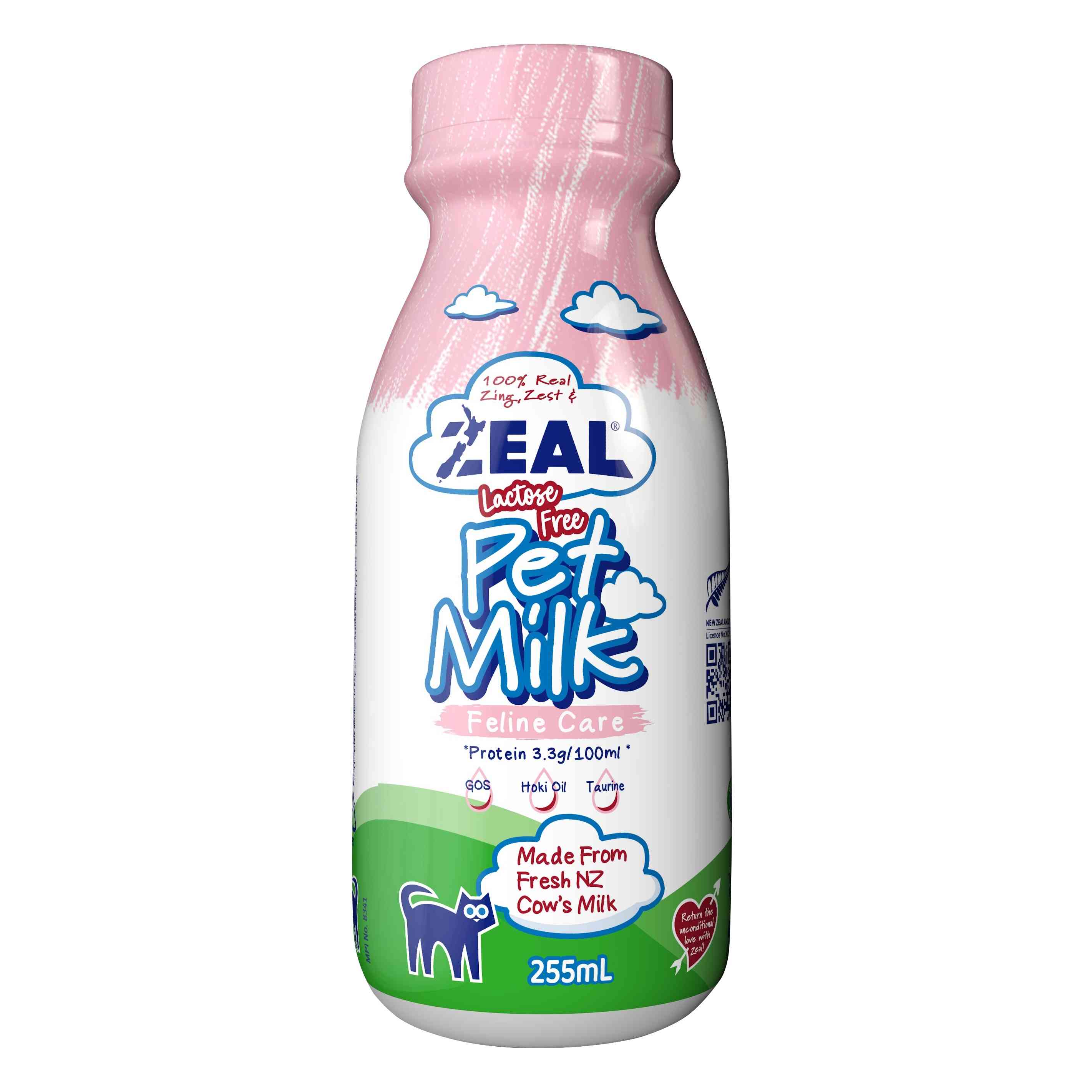 Zeal Cat 255ml Feline Care Lactose-free Pet Milk For Cats