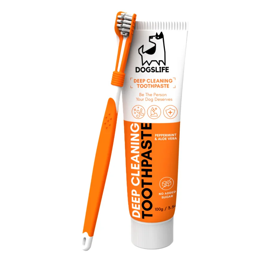 Dogslife Dental Care Kit 100g Deep Cleansing Toothpaste