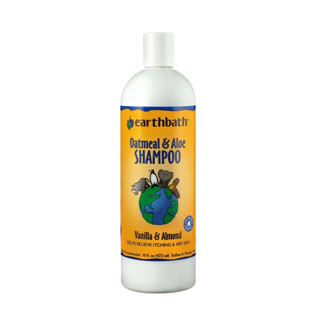 Earthbath 472ml Oatmeal & Aloe Pet Shampoo Vanilla & Almond