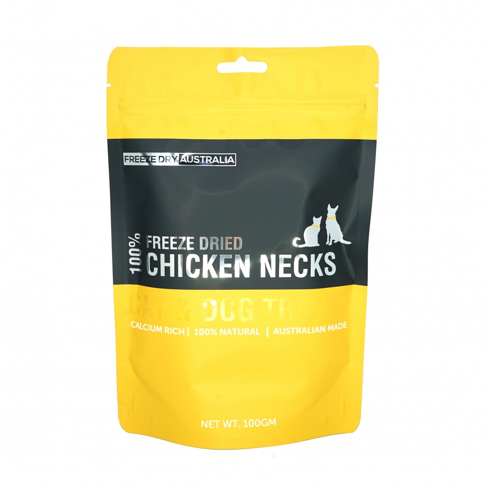 Freeze Dry Australia 100g Chicken Necks Freeze Dried Dog & Cat Treats