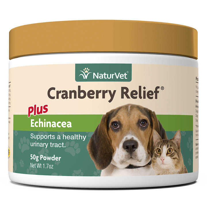 Naturvet Cranberry Relief® Powder Plus Echinacea Supplement For Dogs & Cats