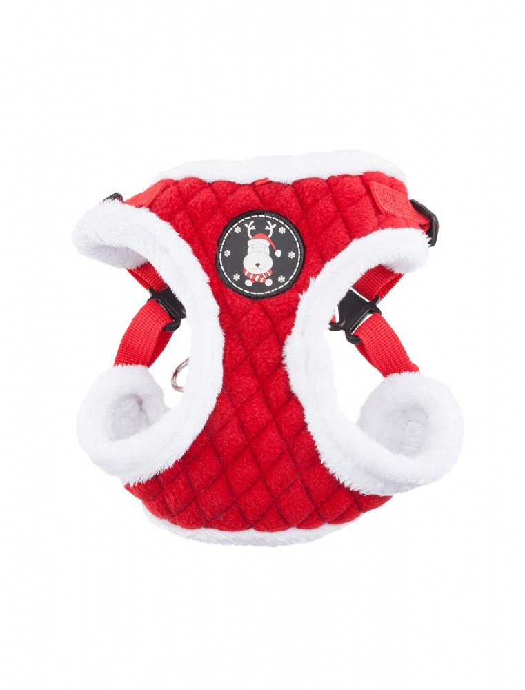 Puppia Blitzen Red Christmas X- Harness For Dogs Medium