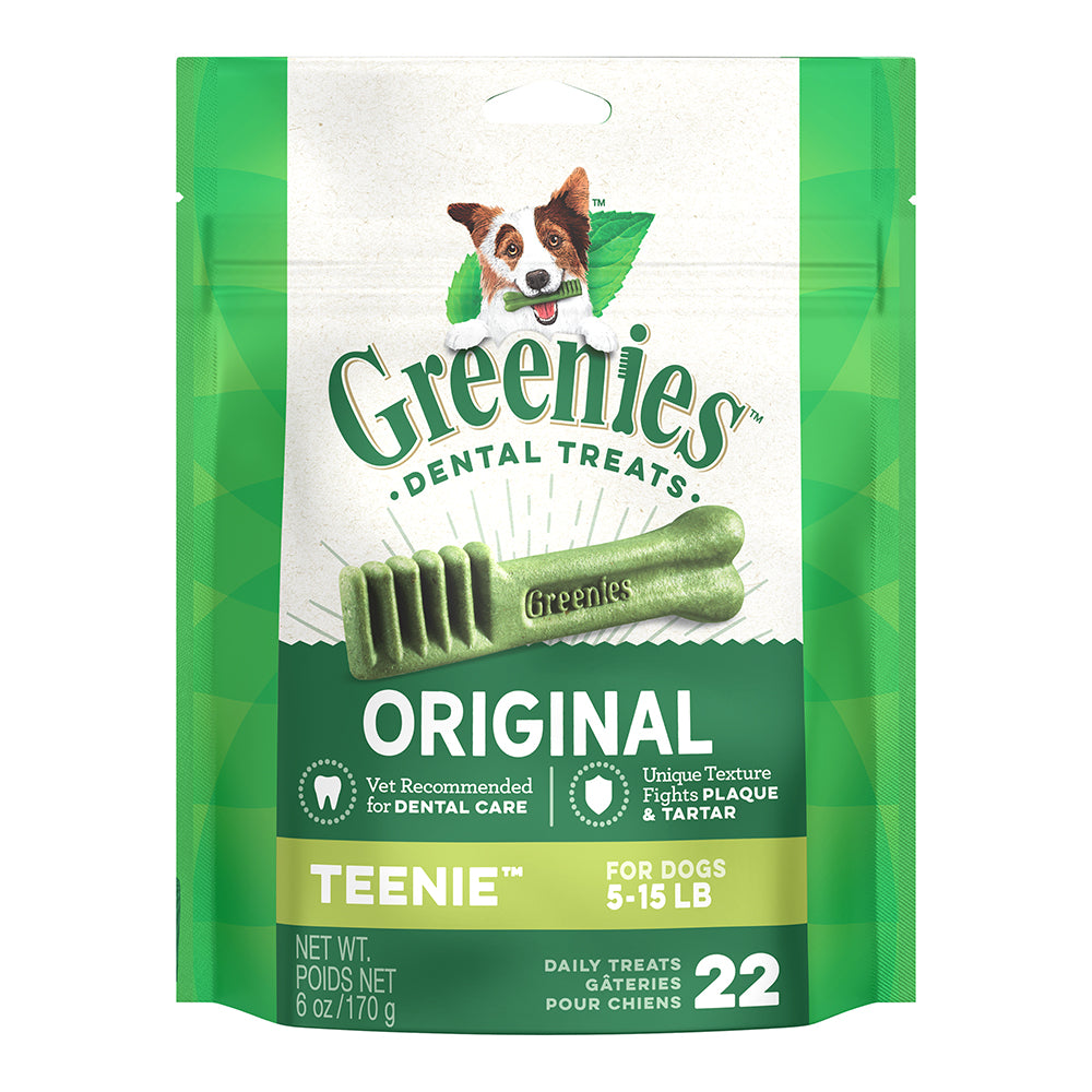 Greenies Dog 6oz (170g) Canine Teenie Dental Dog Treats