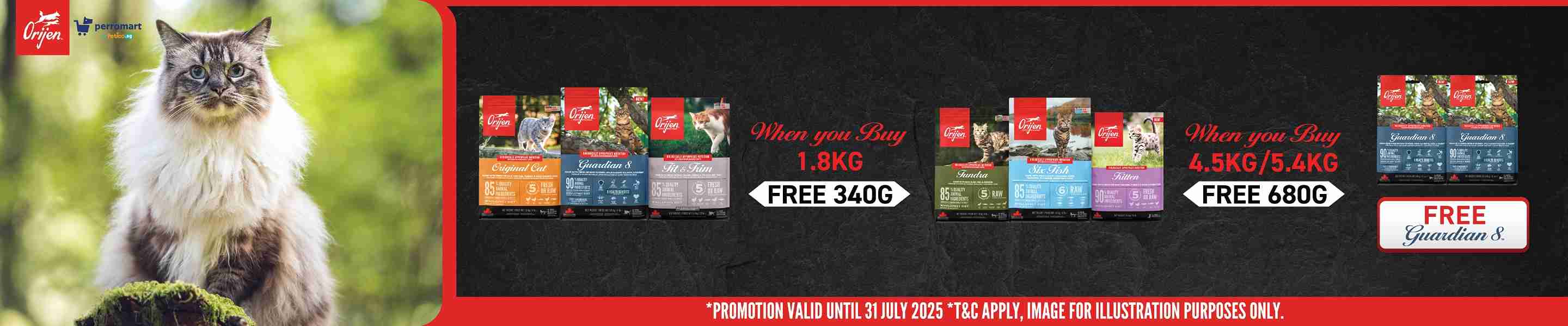 Orijen july promo