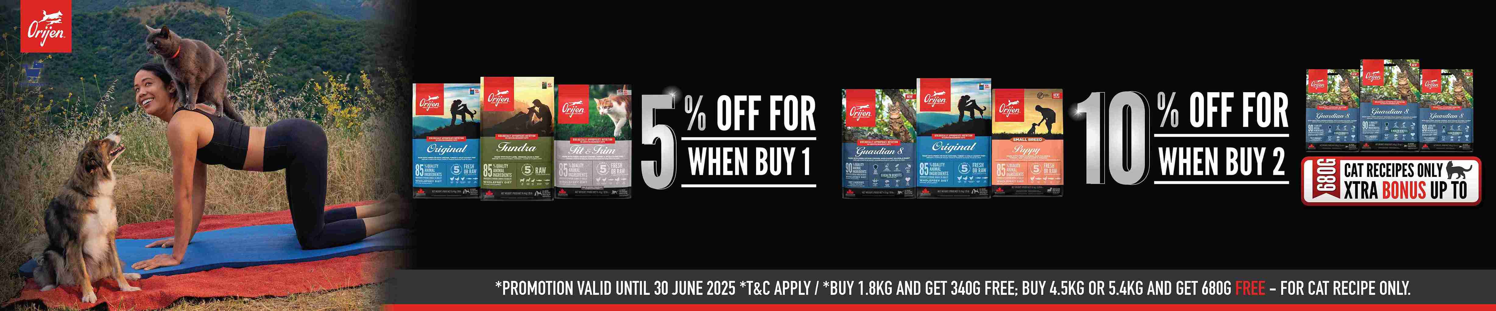 June'25 promo - orijen